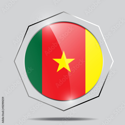 Button Flag of Cameroon
