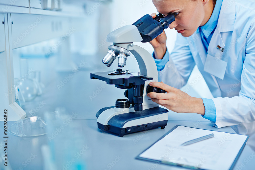 Scientist in lab Scientist in lab