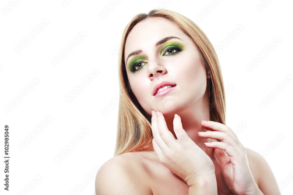 young blond woman young blond woman