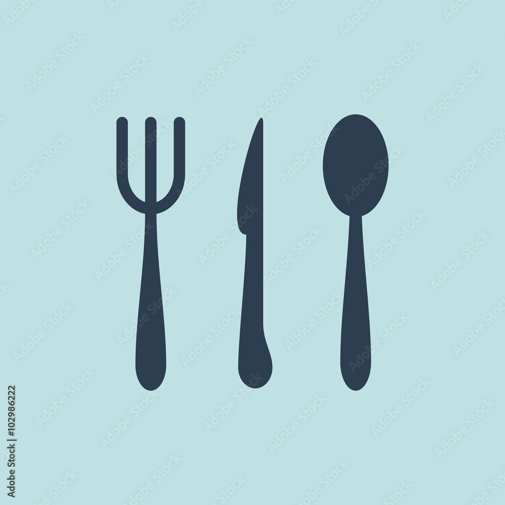 Icon of Restaurant. EPS-10. Icon of Restaurant. EPS-10.
