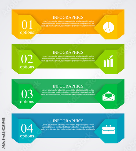 Business infographics template