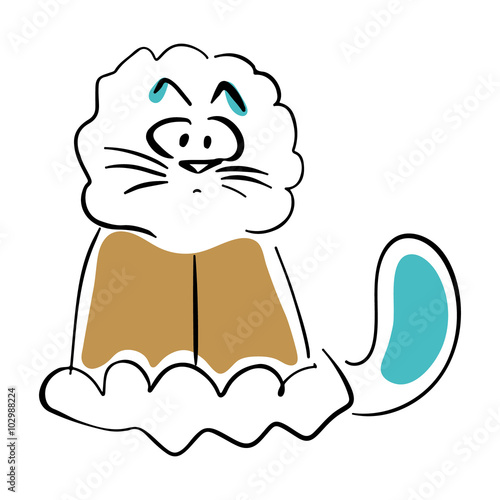 Cat in the parka