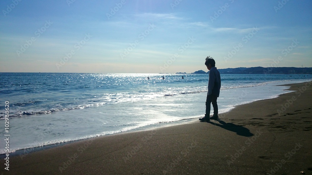 Boy and Sea