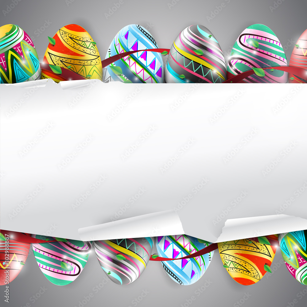 Fototapeta premium Easter eggs background