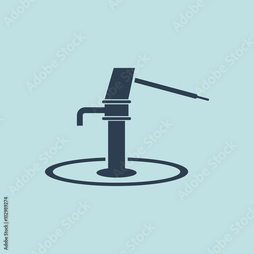 Icon of Hand Pump. EPS-10.