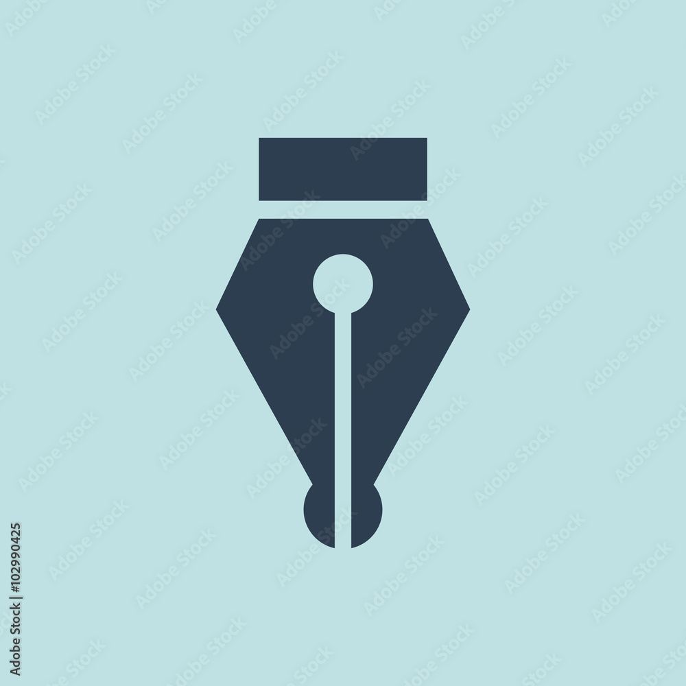Icon of Pen Or write. EPS-10. Icon of Pen Or write. EPS-10.