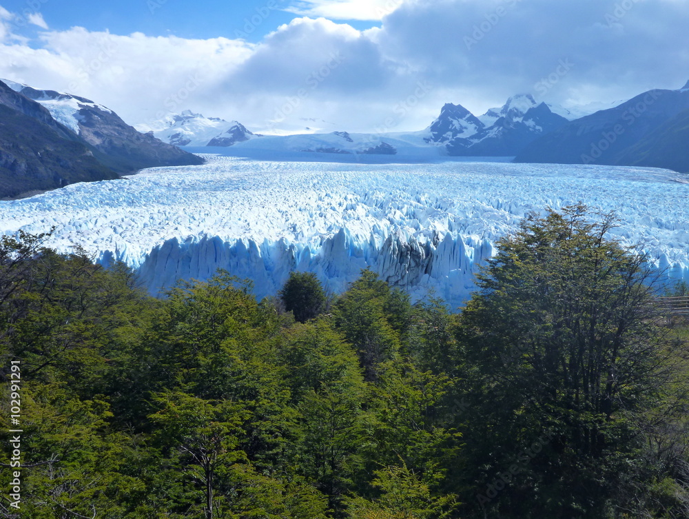 amazing glacier perito moreno in argentinian patagonia