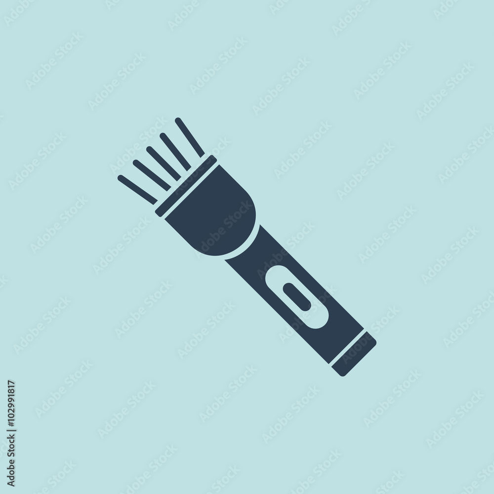 Icon of Flash Light. EPS-10. Icon of Flash Light. EPS-10.