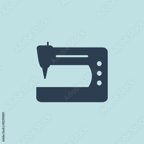 Icon of Sewing Machine. EPS-10.