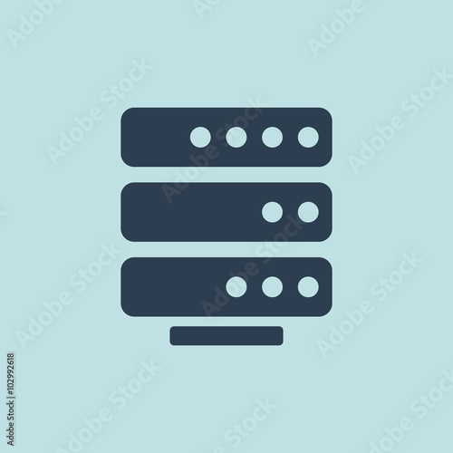 Icon of Data Storage. EPS-10.