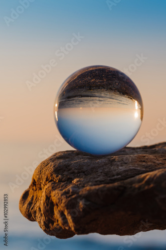 Reflection inside ball