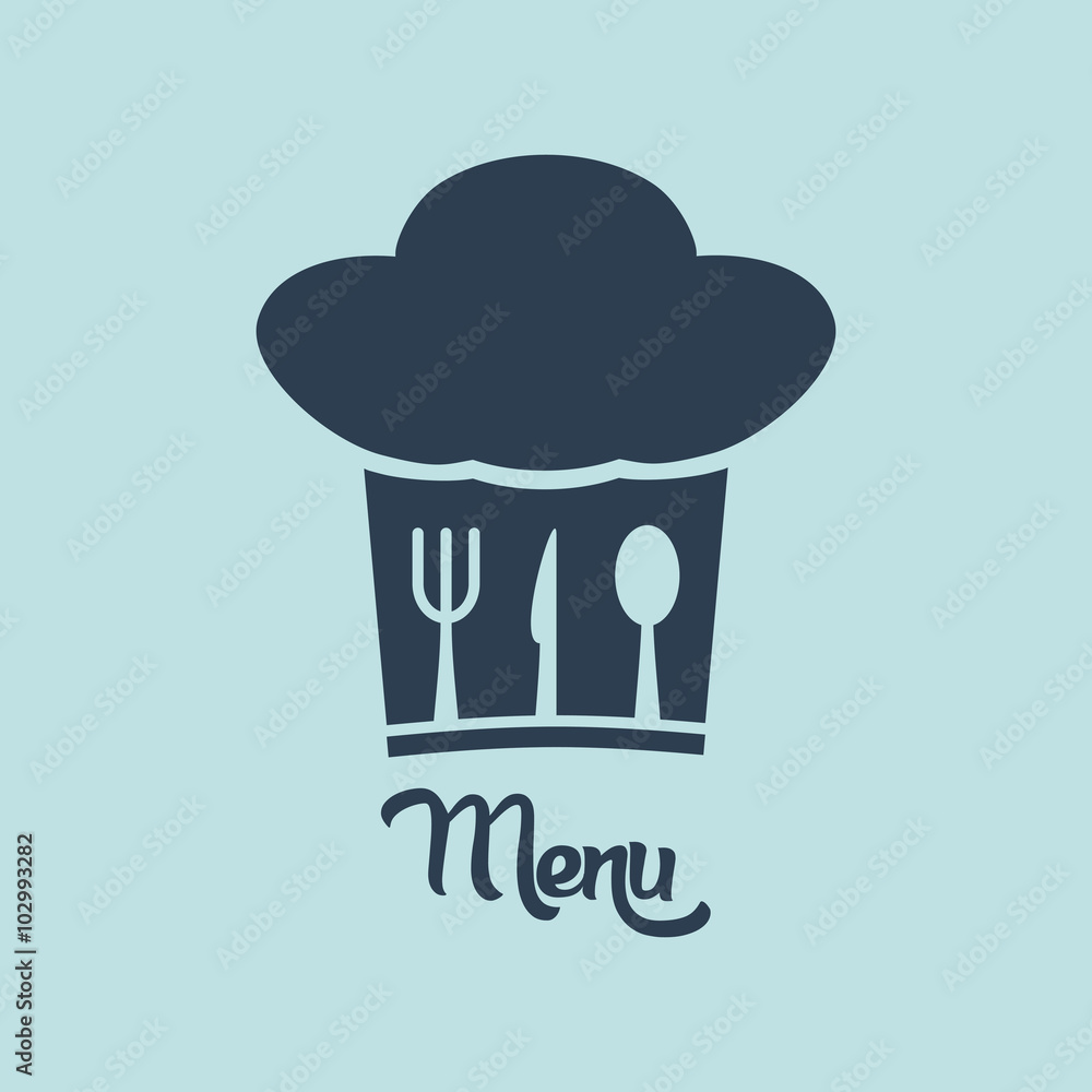 Icon Of Restaurant Menu. EPS 10 Icon Of Restaurant Menu. EPS 10
