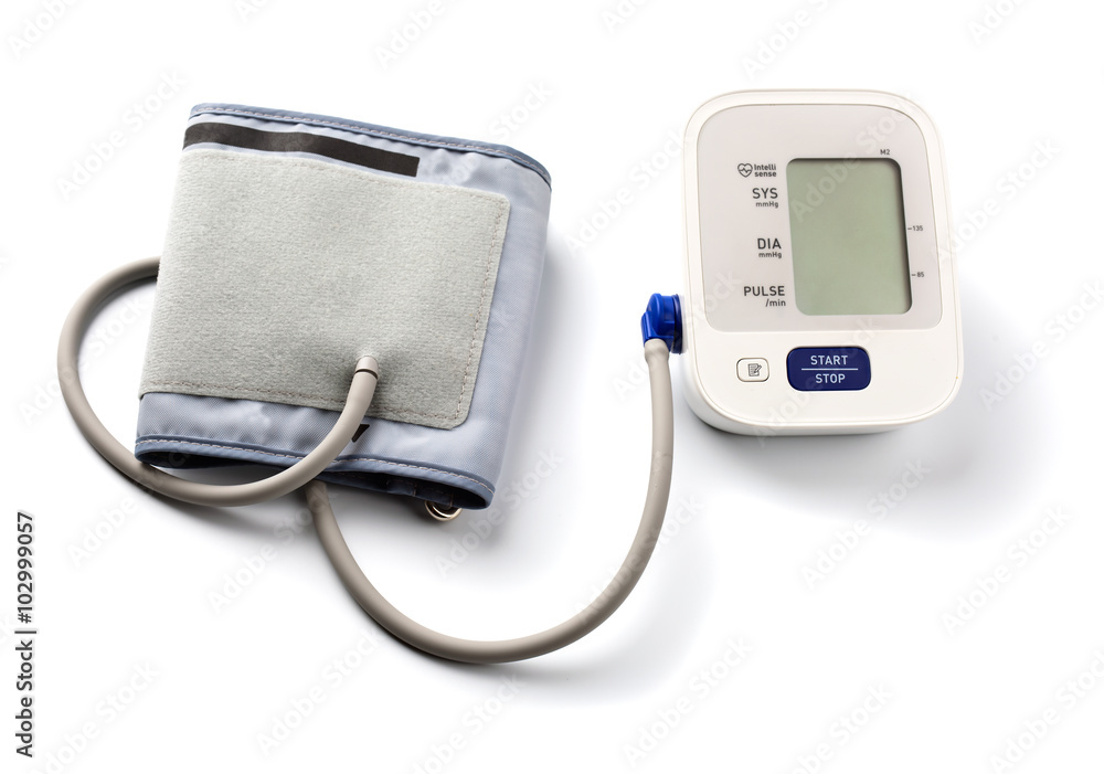 tonometer on white background tonometer on white background