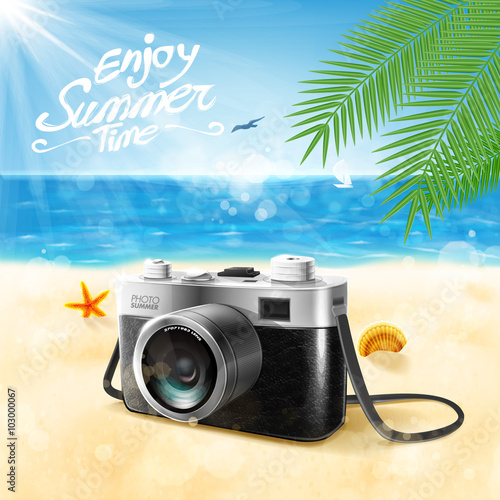 camera summer beach