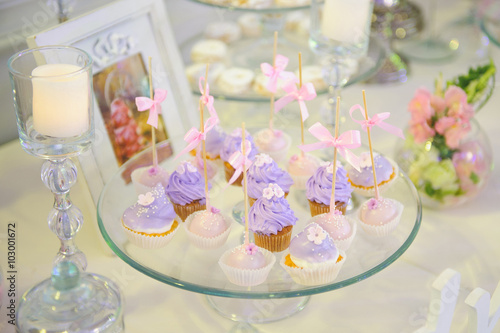 Violet Cupcakes