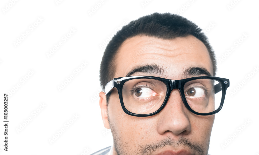 Nerd hide and looking