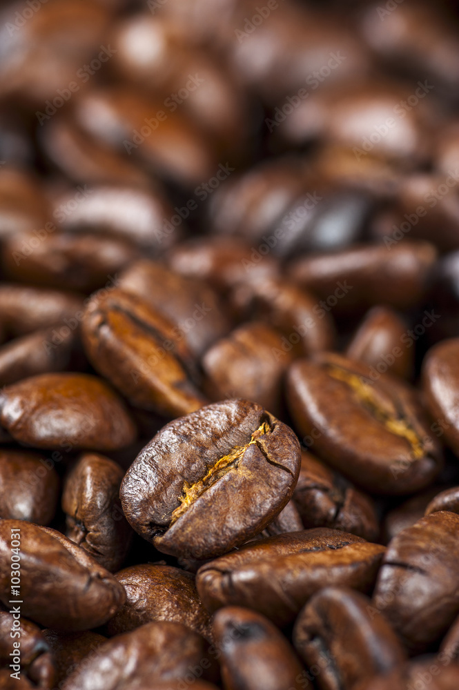 Roasted Coffee beans background. Roasted Coffee beans background.