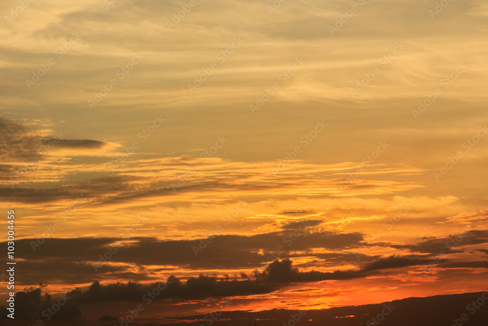 sunset with clouds the sky is in beautiful dramatic sunset with clouds the sky is in beautiful dramatic