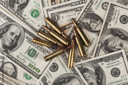 Rifle Bulllets on Dollars