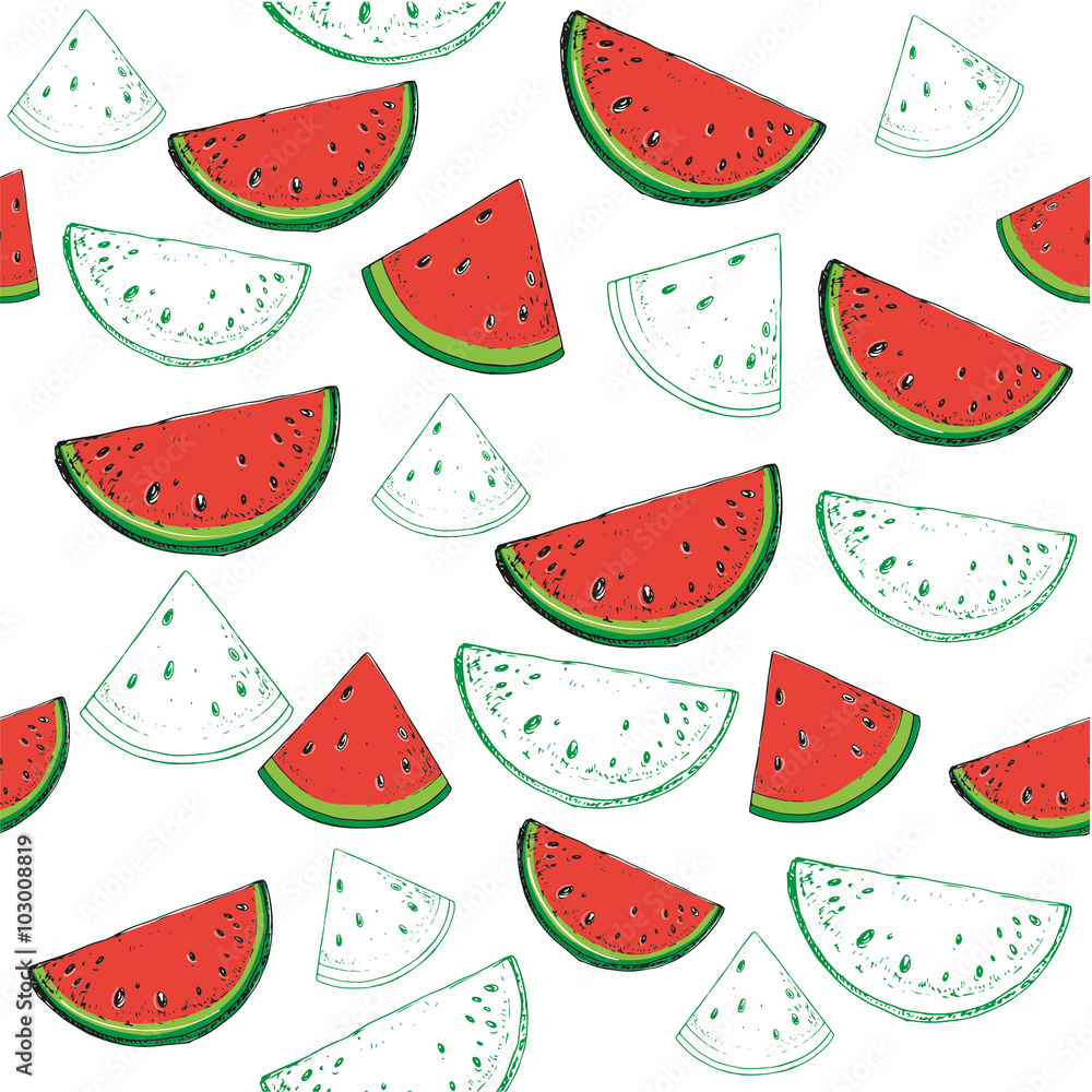 watermelon seamless pattern watermelon seamless pattern