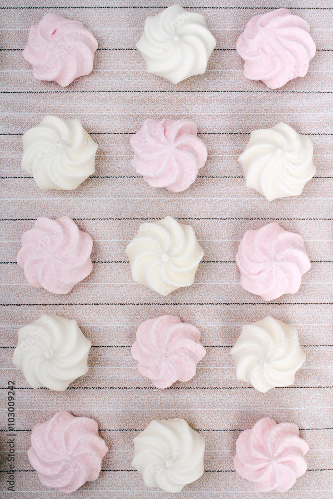 small spiral meringues small spiral meringues