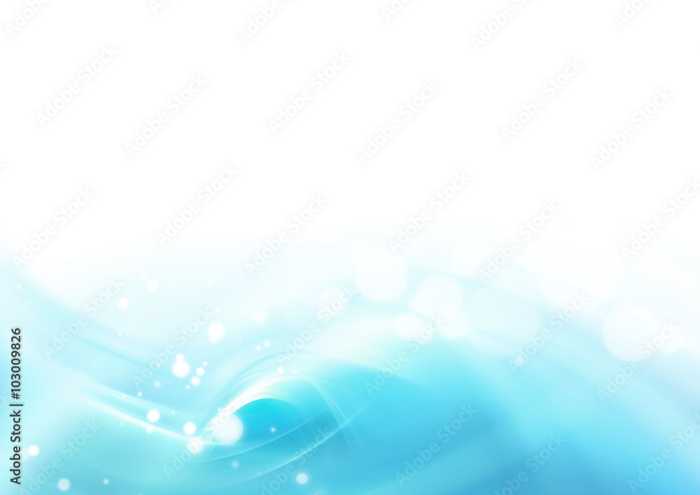 Blue Background Steam Design Gentle Light Stock Photo 1254034084