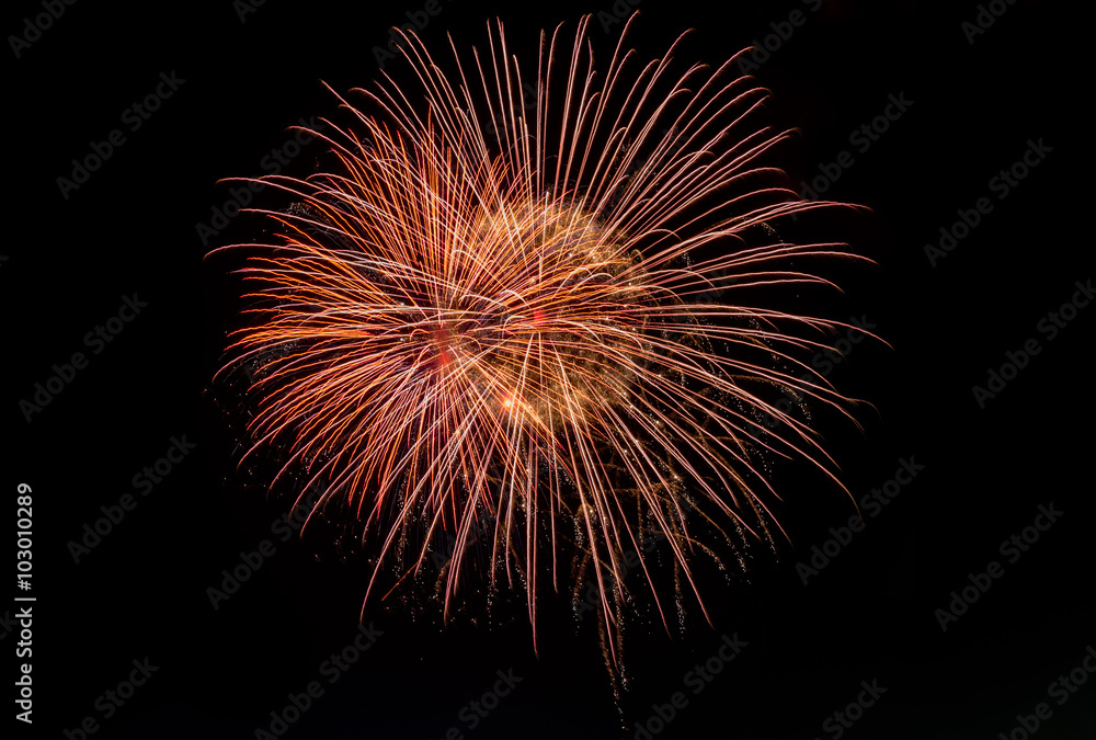 Fireworks light up the sky with dazzling display Fireworks light up the sky with dazzling display