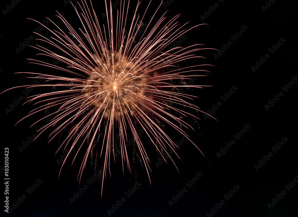 Fireworks light up the sky with dazzling display Fireworks light up the sky with dazzling display
