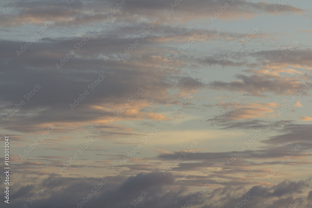 Fototapeta premium Sunset Sky Background