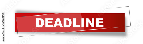 Button | Schild | Deadline