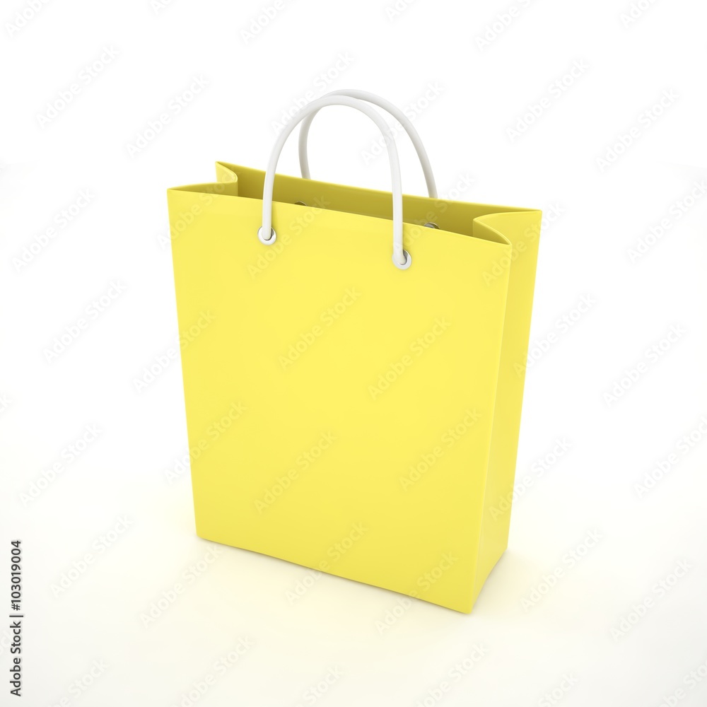 Paper Shopping Bag isolated on white background Paper Shopping Bag isolated on white background