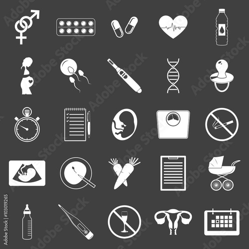 Pregnancy icons