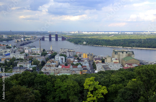 Podil, Kyiv, Ukraine.  View to Podil – oldest part of Kyiv , the capital of Ukraine   © kateafter