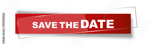 Button | Schild | Save the date