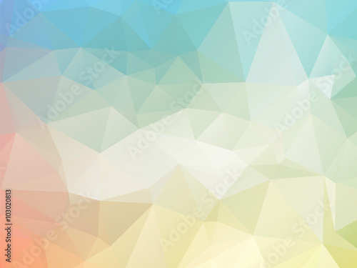 low poly pastel background