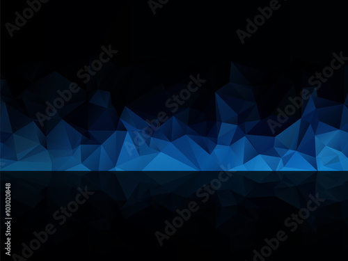 blue black abstract background