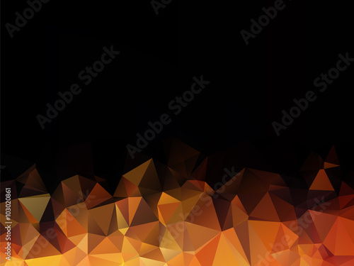 orange black abstract background
