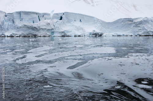 Glacier at Antarctic Peninsula