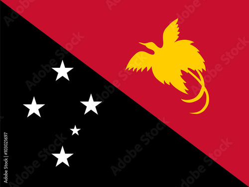 Standard Proportions for Papua New Guinea Flag