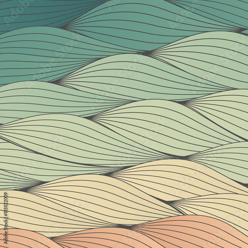 Colorful Waves Backdrop Texture - Vector Illustration