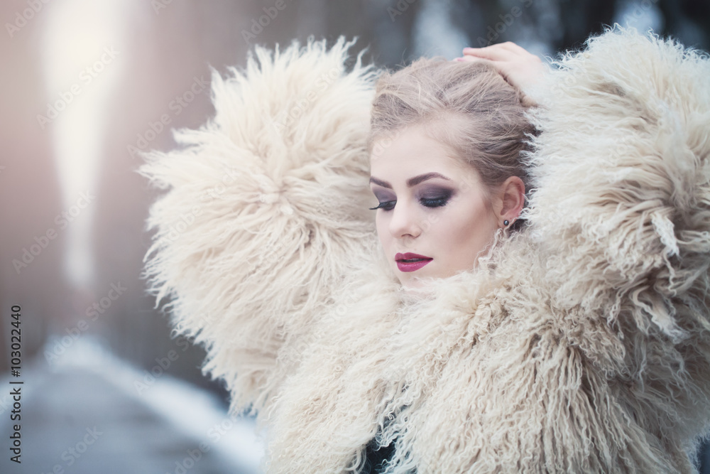 Magnificent Woman in Winter Park Magnificent Woman in Winter Park