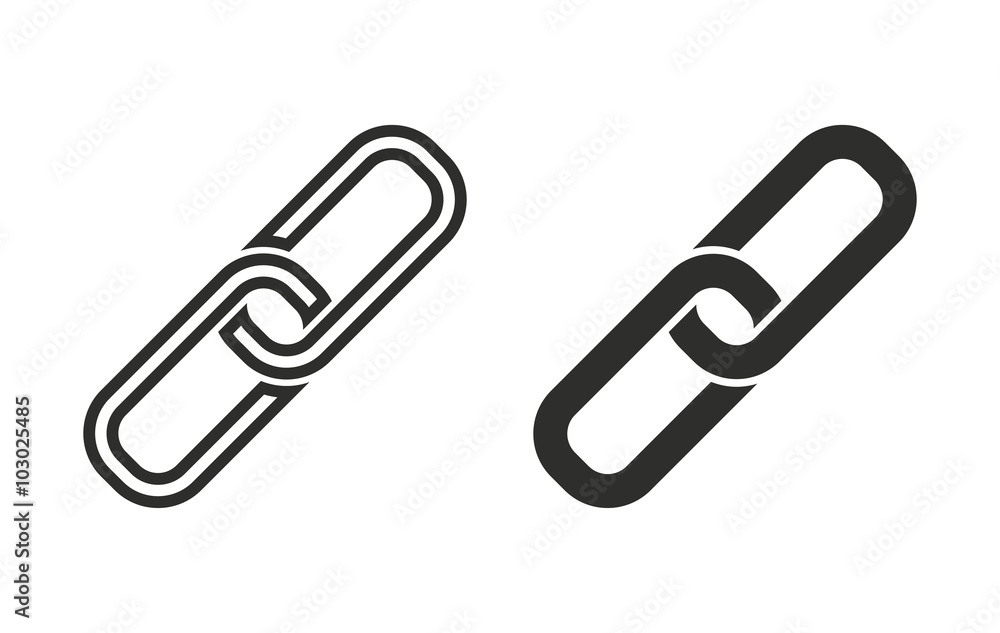 Link - vector icon. Link - vector icon.