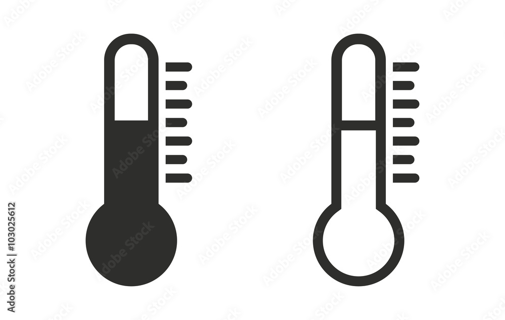 Thermometer - vector icon. Thermometer - vector icon.