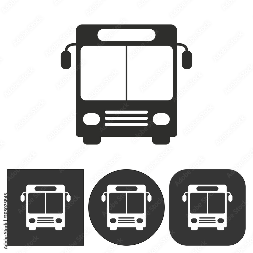 Bus - vector icon. Bus - vector icon.