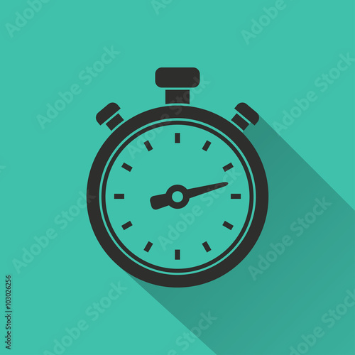 Stopwatch - vector icon.