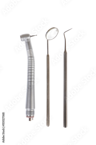 Dental mirror, dental sonde and turbine