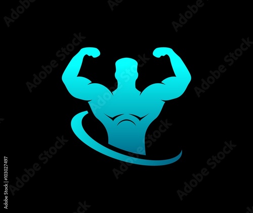 Bodybuilder logo