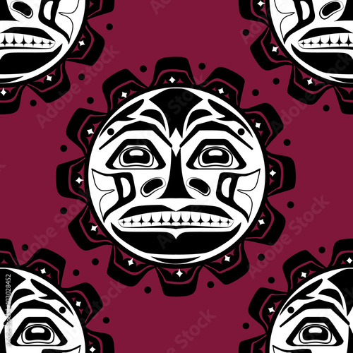 Vector illustration of the sun symbol