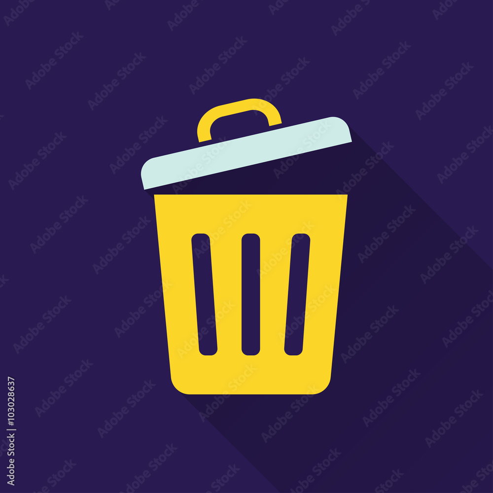 Bin - vector icon. Bin - vector icon.