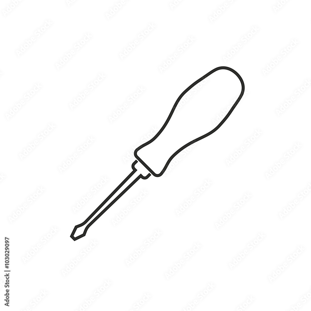 Screwdriver - vector icon. Screwdriver - vector icon.